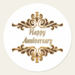 anniversary 2t round sticker