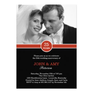 Anniversary Band Anniversary Invitation