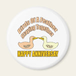 anniversary ducks t fridge magnet