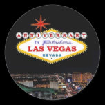 ANNIVERSARY In Fabulous Las Vegas Sticker stickers