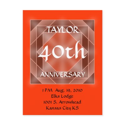 Anniversary Jewel Post Card by gopherus