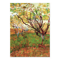 Anniversary, Orchard in Blossom Vincent van Gogh Invitations