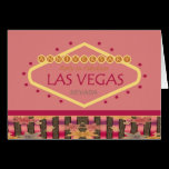 ANNIVERSARY Party In Fabulous Las Vegas Card cards