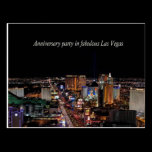 Anniversary party in fabulous Las Vegas Postcard postcards