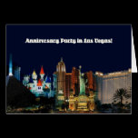 Anniversary Party in Las Vegas! Card cards