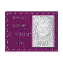 Anniversary Party Invitation postcards