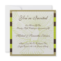 Anniversary Party Modern Dove Invitation