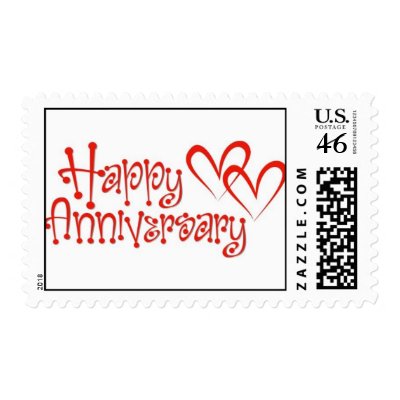 Anniversary Postage by frugalbride