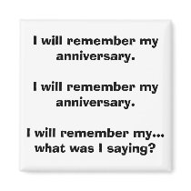 Anniversary Reminder magnets by MIGRAINE Anniversary Reminder magnets
