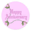 Anniversary Roses stickers