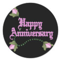 Anniversary Roses stickers by Ricaso_Greetings Anniversary Roses stickers
