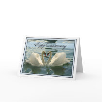 Anniversary Swans cards