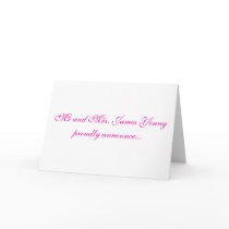announce cards by tessaschlegel announce cards