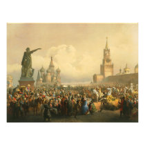 Announcement of Coronation Day by Vasily Timm 1856 Photo Art