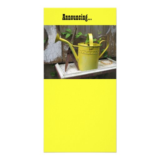 Announcing... Customized Photo Card