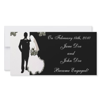 Announcing Our Engagement Cards Personalized Photo Card by TastefulDesigns
