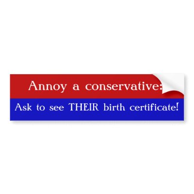 Annoy a Conservative Bumper Stickers by mikeyroller