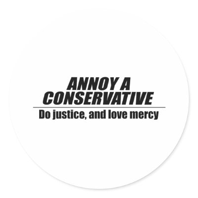 Annoy a Conservative - do justice Stickers by AntiRepublican