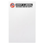 ANNOY A LIBERAL. SUCCEED AND BE HAPPY CUSTOM STATIONERY