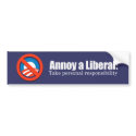 Annoy a Liberal - Take Responsibility Bumpersticke bumper stickers by antiobama Annoy a Liberal - Take Responsibility Bumpersticke bumper stickers