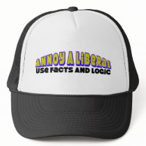 Annoy A Liberal: Use Facts & Logic Mesh Hat