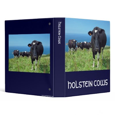 Annoyed cow vinyl binders by gavila_pt