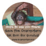 Annual Animal Charity 5k Run Round Sticker