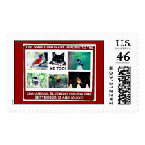ANNUAL BLUEMONT VIRGINIA FAIR postage