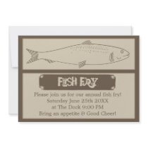 Annual Fish Fry Invitation