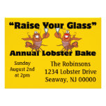 Annual Lobster Bake Toasting Lobsters Announcement