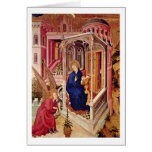 Annunciation And Visitationby Melchior Broederlam Greeting Cards