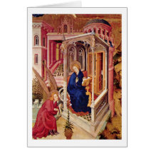 Annunciation And Visitationby Melchior Broederlam Greeting Cards