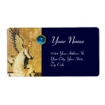 ANNUNCIATION ANGEL,Blue  Sapphire Personalized Shipping Labels