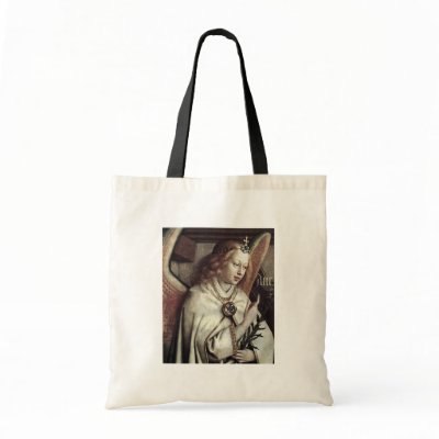 Annunciation Angel  By Eyck Hubert Van Tote Bag by Artcollection