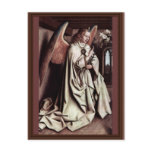 Annunciation Angel By Eyck Hubert Van Post Card