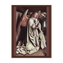 Annunciation Angel By Eyck Hubert Van Post Card