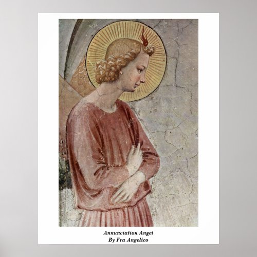 Annunciation Angel By Fra Angelico Posters