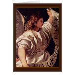 Annunciation Angel By Tizian (Best Quality) Card