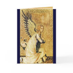 ANNUNCIATION  ANGEL ,Gold Yellow ,Blue Sapphire Greeting Cards