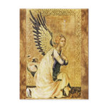 ANNUNCIATION ANGEL Parchment Post Card