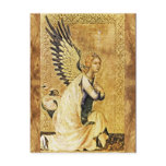 ANNUNCIATION ANGEL Parchment Postcard