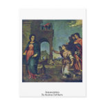 Annunciation By Andrea Del Sarto Postcard