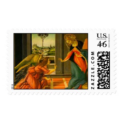 Annunciation by Botticelli Postage