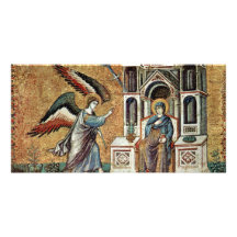Annunciation By Cavallini Pietro (Best Quality) Photo Card Template