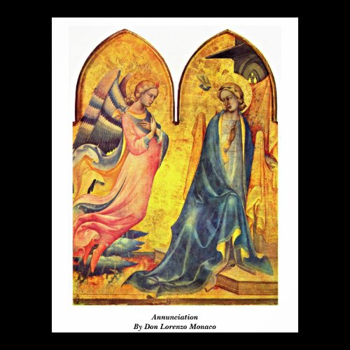 Annunciation By Don Lorenzo Monaco Poster