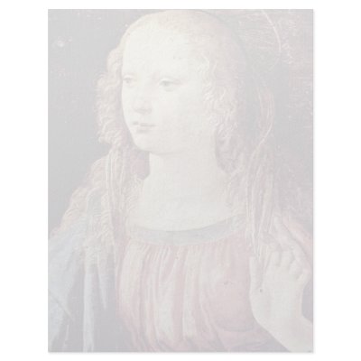 Annunciation  By Leonardo Da Vinci Letterhead Design by Artcollection