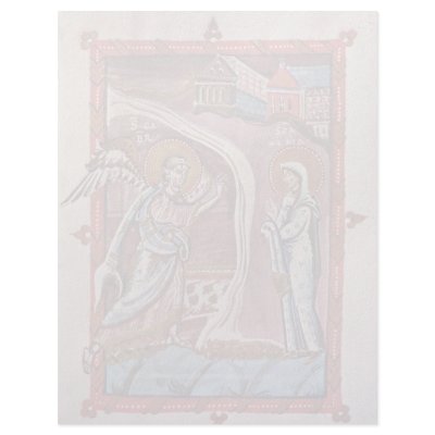 Annunciation By Meister Des Hitda-Evangeliars (Bes Letterhead by Artcollection