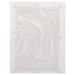 Annunciation By Meister Des Hitda-Evangeliars (Bes Letterhead