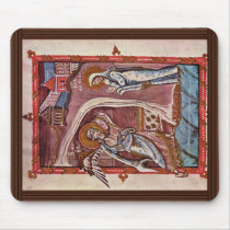 Annunciation By Meister Des Hitda-Evangeliars (Bes Mousepad
