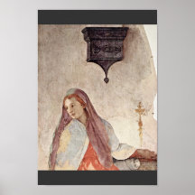 Annunciation  By Pontormo Jacopo Print